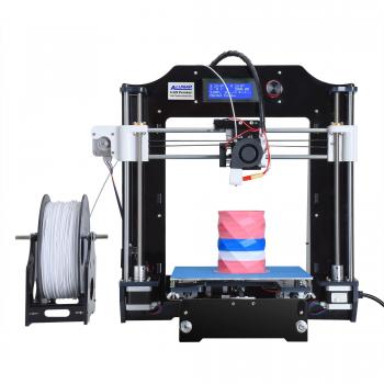 ALUNAR Actualizado DIY Desktop 3D impresora Reprap Prusa i3 Kit, de alta precisión de autoensamblaje Tridimensional FDM impresora, máquina de impresión multicolor-EU