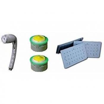 Kit de Ahorro de Agua para Grifo, Ducha de Mano Ecogyxen y WC