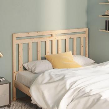 Cabecero de cama de madera maciza de pino 140x4x100 cm