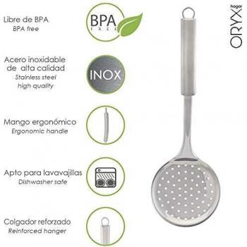 ORYX 5076022 Espumadera Cocina Acero Inoxidable 34x11,5