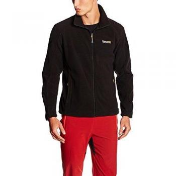 Regatta Hedman II Full-Zip Fleece Jacket - Black, Heavyweight, Size: XXL