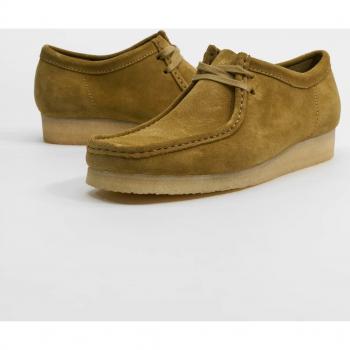 Zapatillas Suede Clarks Wallabee para Hombre en Color Maple