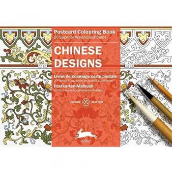 Chinese Designs: Postcard Colouring Book