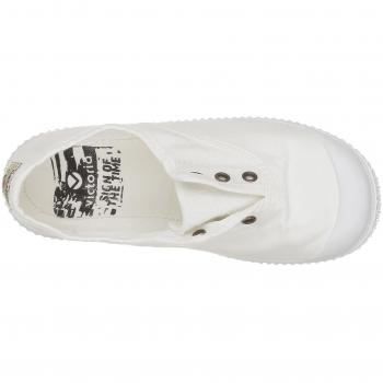 Victoria Inglesa Lona Tintada Punt, Zapatillas Unisex bebé, Blanco, 20 EU