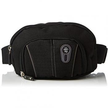 TOTTO – Riñonera Deportiva, Color Negro, tamaño 20 cm, Volumen 1.875liters