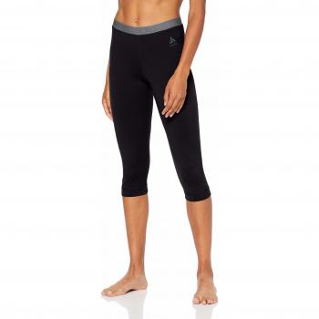 Odlo BL Bottom 3/4 Natural 100% Merino Warm Calzoncillo, Mujer, Negro, Extra-Large