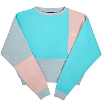 Tealer Crewneck Crop Cutout Sweatshirt