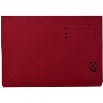 Elba Gio - Pack de 25 subcarpetas con bolsa y solapa, Fº, color burdeos