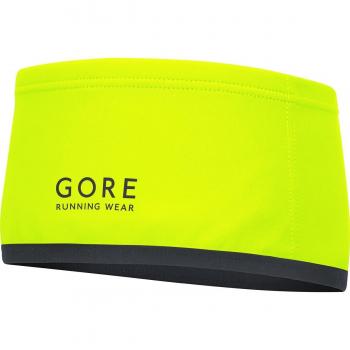 Gore Running Wear Windstopper, Cinta Para La Cabeza De Invierno Para Unisex, Amarillo Neón/Negro, Única