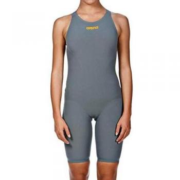 ARENA Bañador 1P Pwsk R-EVO One Traje De Baño, Mujer, Grey/Bright, 36