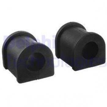 Cojinete estabilizador DELPHI TD987W - 2 piezas, goma estable, compatible con barra estabilizadora