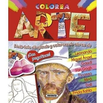 Colorea Arte con pegatinas