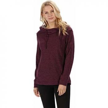 Regatta Kizmit II Lightweight Cowl Neck Hooded Fleece Forro Polar, Morado, Size: 8 para Mujer
