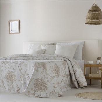Colcha jacquard algodón Chiara Beige