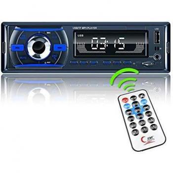 Radio Coche Bluetooth,REAKOSOUND Autoradio 1 DIN Bluetooth Manos Libres Radio Estéreo de Coche Reproductor MP3 con Control Remoto FM/USB/TF/AUX IN