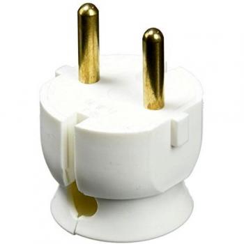 Legrand, 050183 Bases y clavijas - Enchufe extraplano, potencia máxima de trabajo de 3680W y 16A a 230V, color blanco