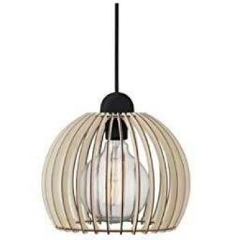 Lámpara Colgante Vintage Chino de Madera E27 60W