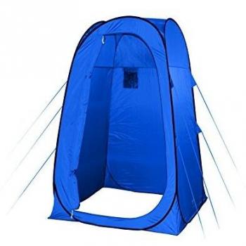 Tienda Pop Up High Peak Rimini - Ducha y Cambiador, 1 Plaza, Impermeable, Azul