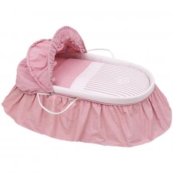 Cambrass Denim - Capazo con capucha, color rosa
