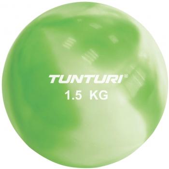 Tunturi Yoga Pelota Tonificación, Unisex Adulto, Verde, 1.5 kg