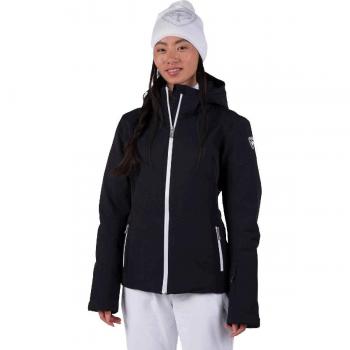 Chaqueta de esquí con capucha Rossignol Velika para mujer en negro profundo - Talla S