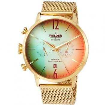 Welder Men's Breezy 45mm Gold-Tone Steel Bracelet & Case Quartz Watch WWRC402