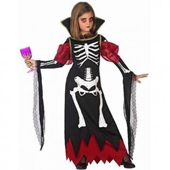 Disfraz Infantil de Vampiresa Esqueleto para Niña 7 a 9 Años