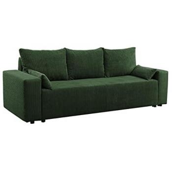 Sofá-cama Clovis 104 con caja de ropa de cama, dimensiones 250x90x94cm y función de dormir
