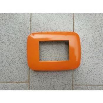 Placa Compatibles Axolute Bticino Color Naranja 7 Foros