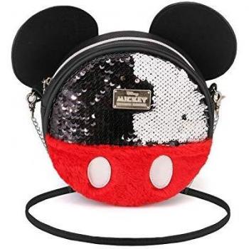 Mickey Mouse Sequin- Bolso Redondo