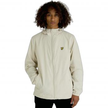 Lyle & Scott Men's Zip-Up Hooded Jacket in Cove - Grey/Brown - Small Size
