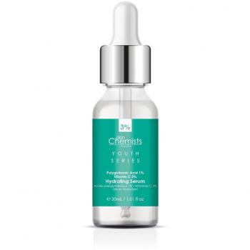 skinChemists Hydrating Serum with Polyglutamic Acid 1% and Vitamin C 3%, 30ml