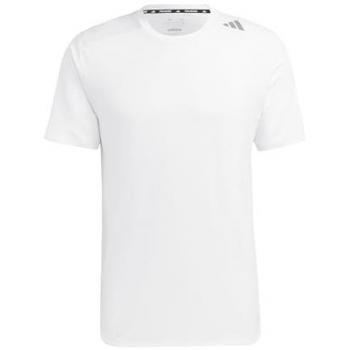 Adidas Camiseta Manga Corta D4T HR HIIT Hombre Blanco Tamaño S Regular