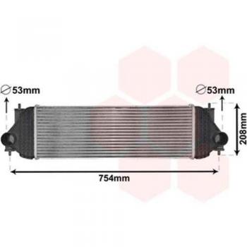 Intercooler Van Wezel 52004134 para Suzuki Grand Vitara II