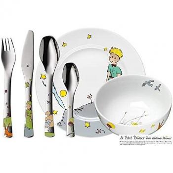 WMF El Principito - Set de Vajilla y Cubertería Infantil de 6 Piezas
