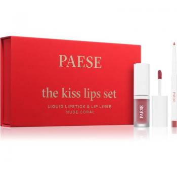 Paese The Kiss Lips Set Nude Coral Gift Set 02