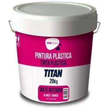 Industrias Titan. S.L Vh105328 - Pintura plast mate 20 kg bl int. vivahogar vivah