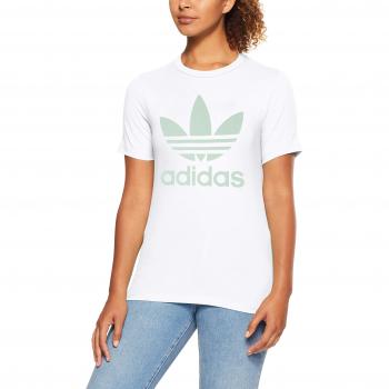 adidas Big Trefoil tee Camiseta, Mujer, Blanco