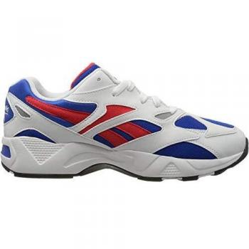Reebok Aztrek 96, Zapatillas de Deporte Unisex-Adulto, White/Humble Blue/Radiant Red, 44 EU