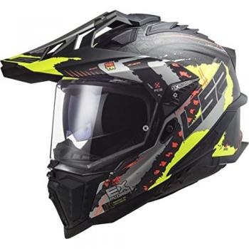 Casco LS2 MX701 Explorer C Extend amarillo mate