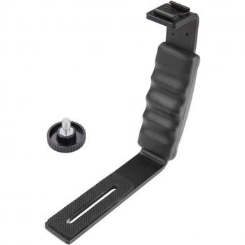 Soporte de expansión Gimbal L con 2 monturas para zapata para DJI OSMO Mobile 2, micrófono y luz de vídeo
