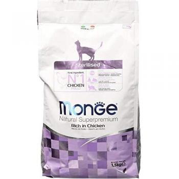 MONGE NATURAL SUPERPREMIUM Cat Sterilised Food Premium Dry Cat