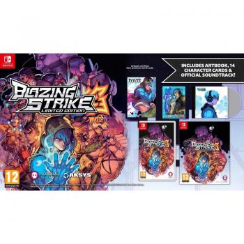 Blazing Strike Limited Edition - Juego Físico para Consola Nintendo Switch, Edición Limitada, incluye carátula especial, contenido exclusivo y diseño coleccionable