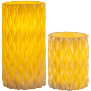 Set de 2 Velas LED Pauleen Cosy Pearl con Temporizador de 6 Horas y Función de Cera