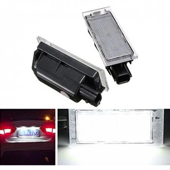 KATUR LED 12V LED Número de luz de matrícula para R enault T Wingo C lio M egane L agane Car Styling 150
