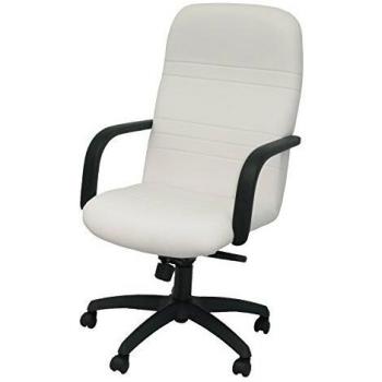 Piqueras Y Crespo 100DBSPBL - Sillón de dirección basculante, Blanco