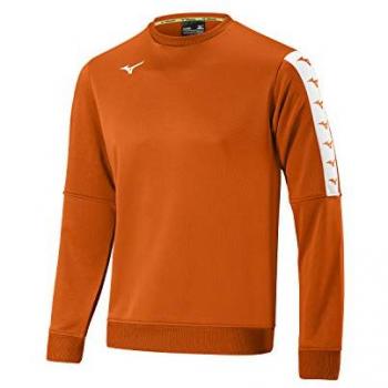 Mizuno Nara Training Sweatshirt Orange 3XL Men's Performance Hoodie