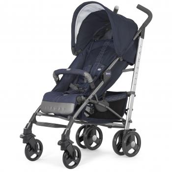 Chicco Lite Way2 - Silla de paseo ligera y compacta, 7,5 kg, color vaquero