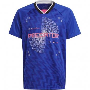Camiseta adidas Predator Niño Azul Rosa
