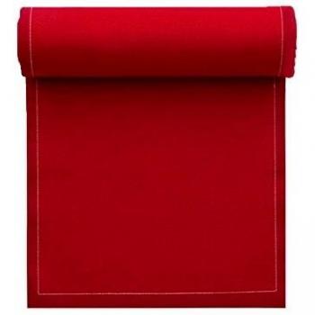 MY DRAP – Rollo de 25 servilletas de tela | 100% Algodón | Reutilizables | 20 x 20 cm | Color Rojo Carmín | Formato Rollo, en Unidades Precortadas